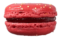 macaron strawberry basil